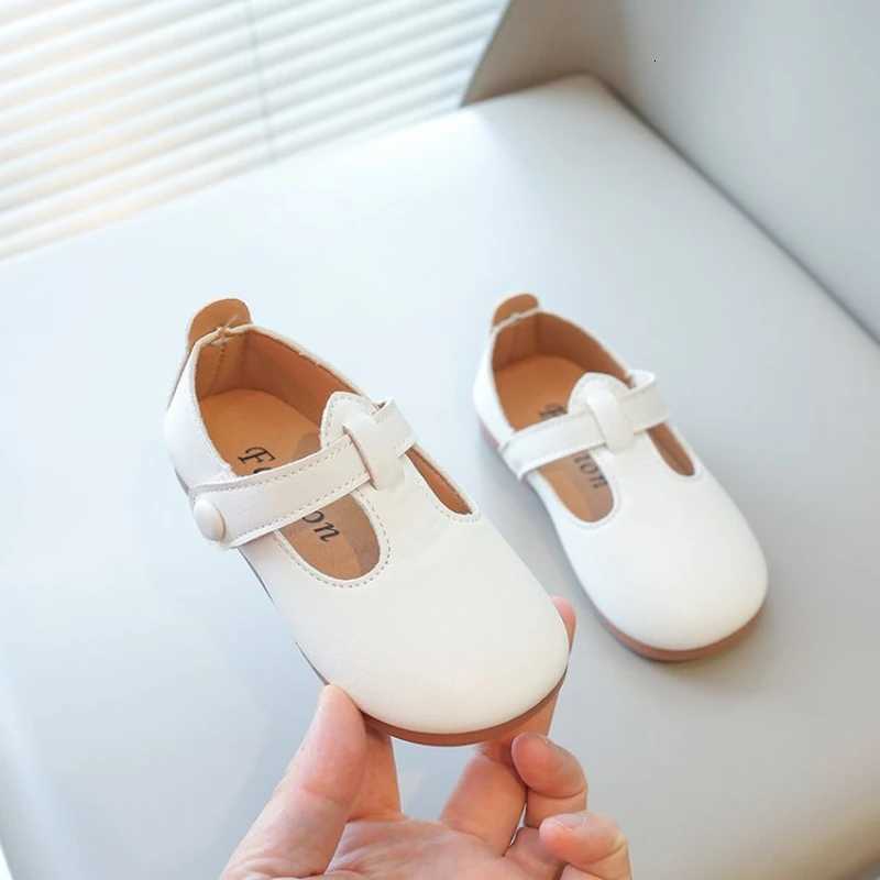 Toddler Girls Leather Shoes Princess Sweet Simple Classic Kids Leather Flats for Medium Girl Children Dress Shoes for Wedding XJ250724