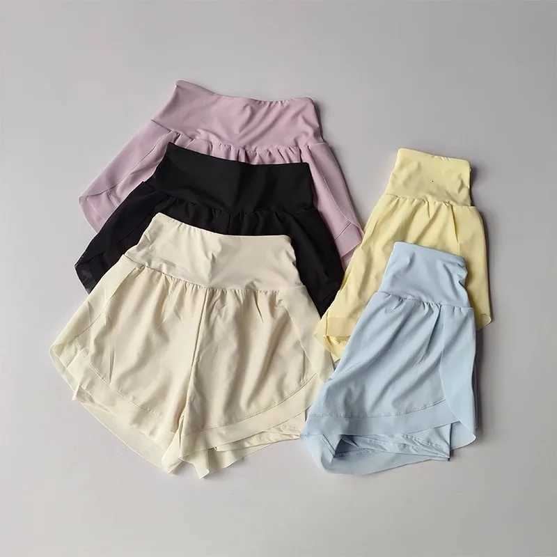 2 in 1 Womens Summer Running Sports Shorts Fitness Yoga Shorts Quick Drying Outdoor Tennis Casual Training Shorts XJ250724