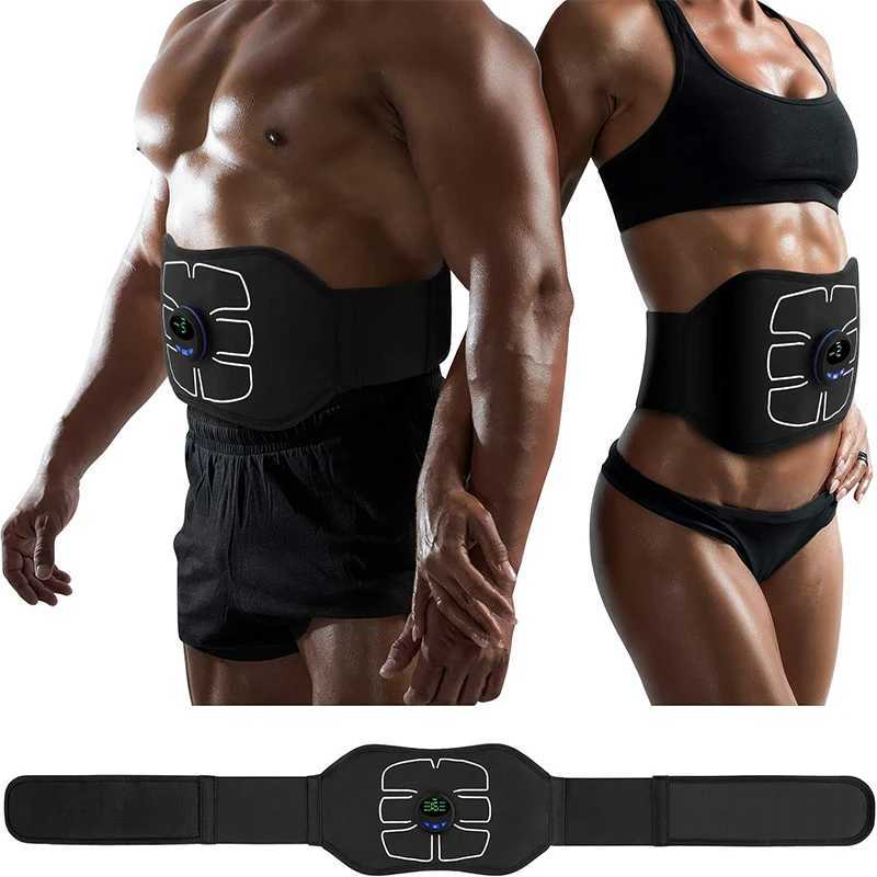ABS Abdominal Toning Belt Workout Portable Ab Stimulator Home Office Fitness Workout Equipment for Abdomen W250724