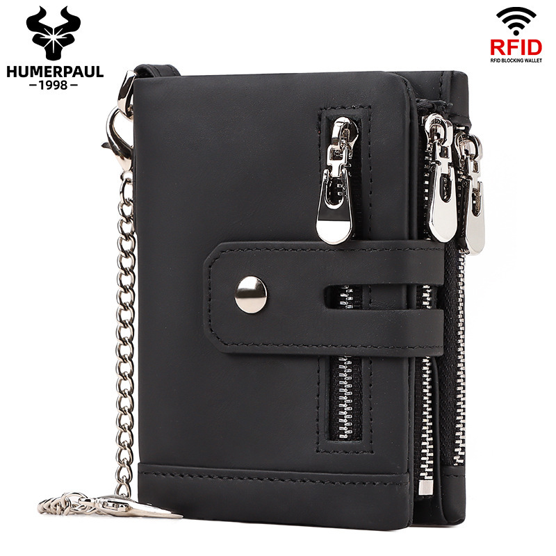 Free Shipping Designer Bag, Foreign Trade Short Leather Wallet, European And American Wholesale Top Cattle Pickup Truck
