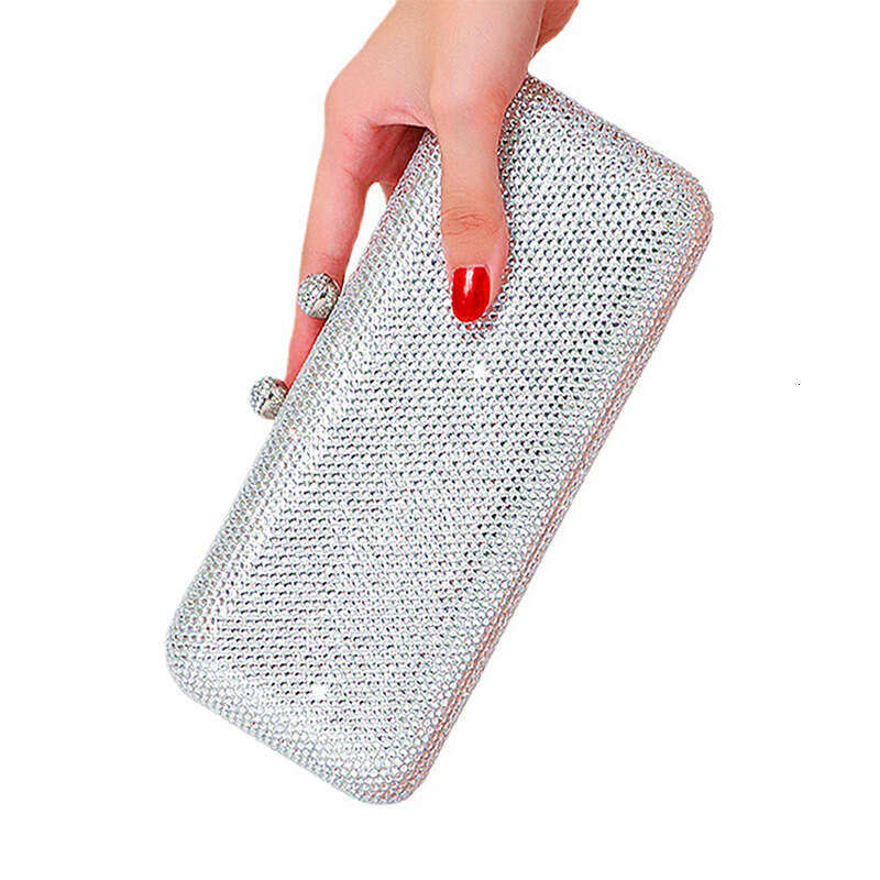 Designer Luxury Evening Diamond New Evening Shiny Ladies Clutch fashion Party Chain Square Bag