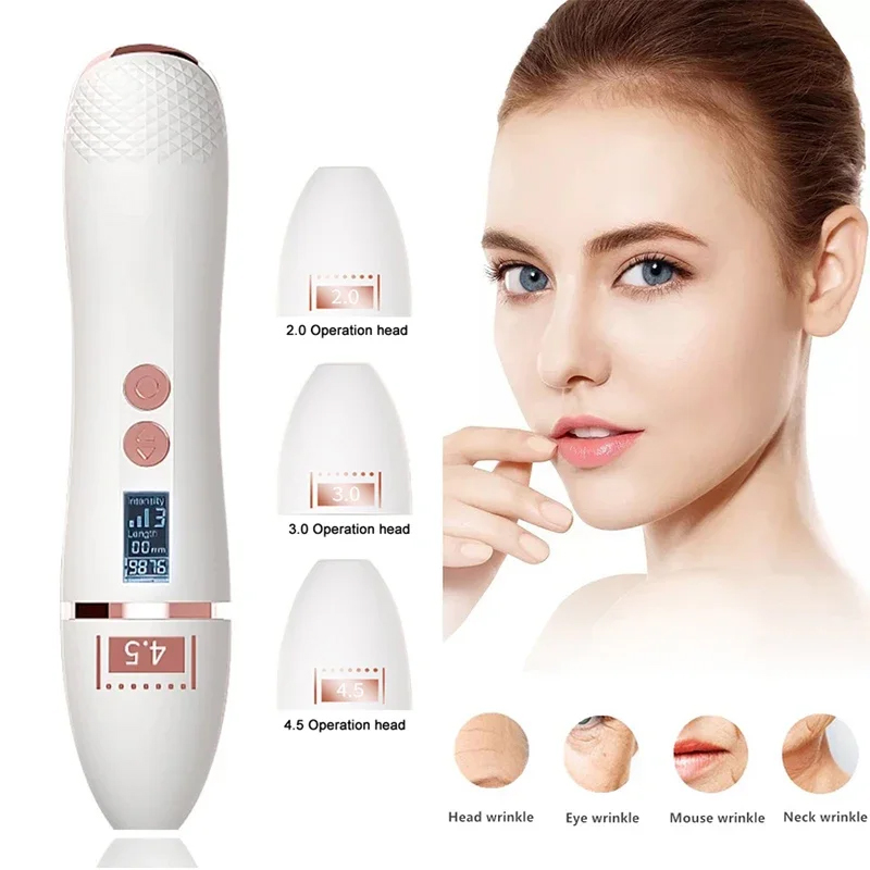 Home Use Hifu Face Lift Skin Tightening Facial Rejuvenation Body Slimming High Intensity Focused Ultrasound Wrinkle Removal Anti Aging Ultrasonic HIFU