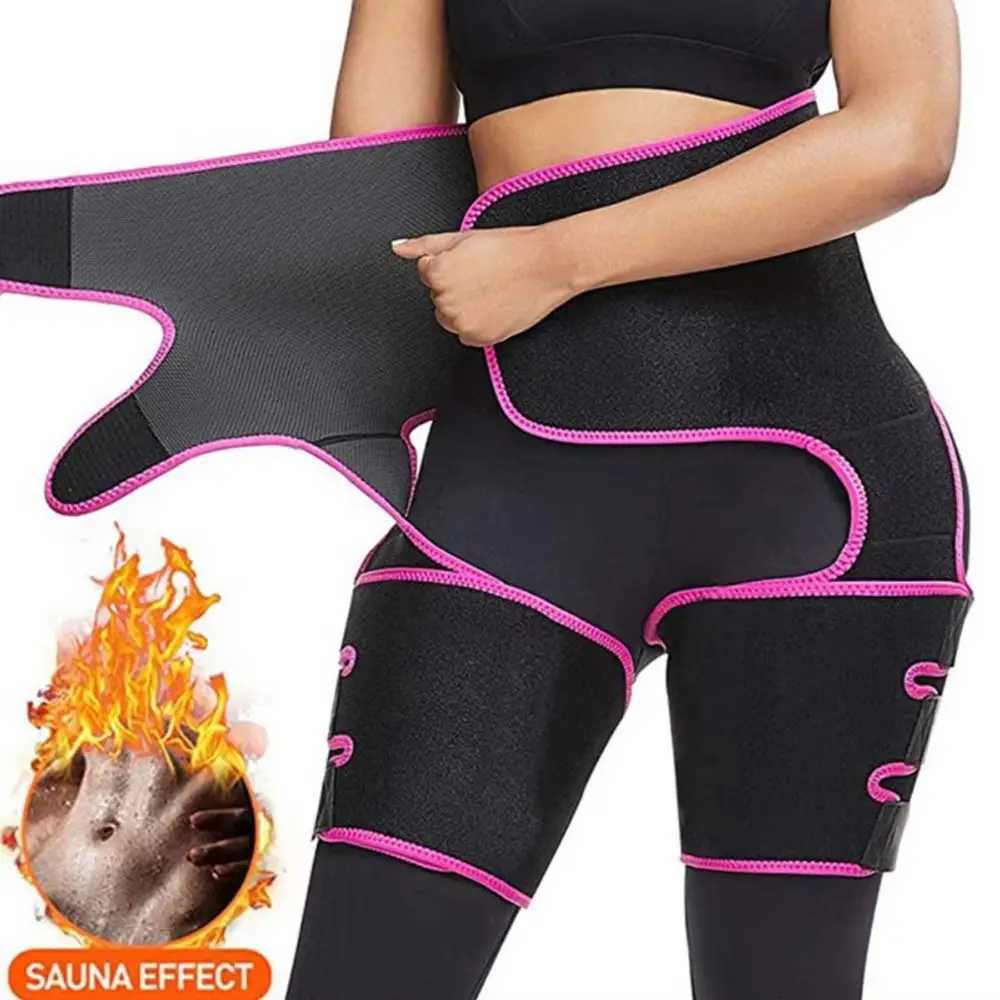 3 In 1 Tummy Control Shapewear Adjustable Breathable Fat Burning Compression Belt Hip-Lifting Tummy ControlW250724