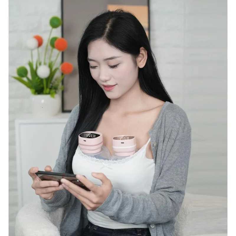 Electric Hand Free Breast Pump LCD Display Low Noise Portable BPA Free Breast Feeding Pump for Baby Mouth 5 Modes 15 Levels Pump X250724