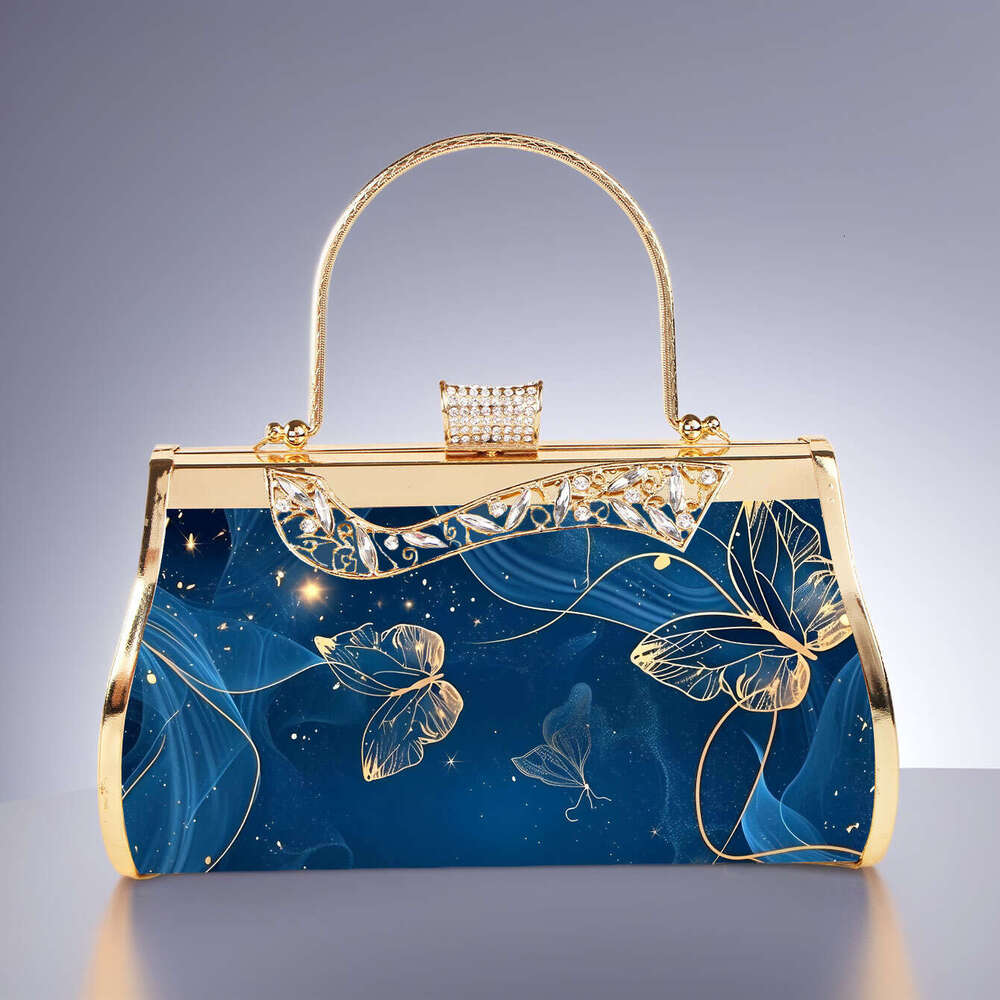 Designer Luxury Evening Diamond Feng Banquet Dress Evening Niche Designer Women's Sauna Technician Bag Photography Prop