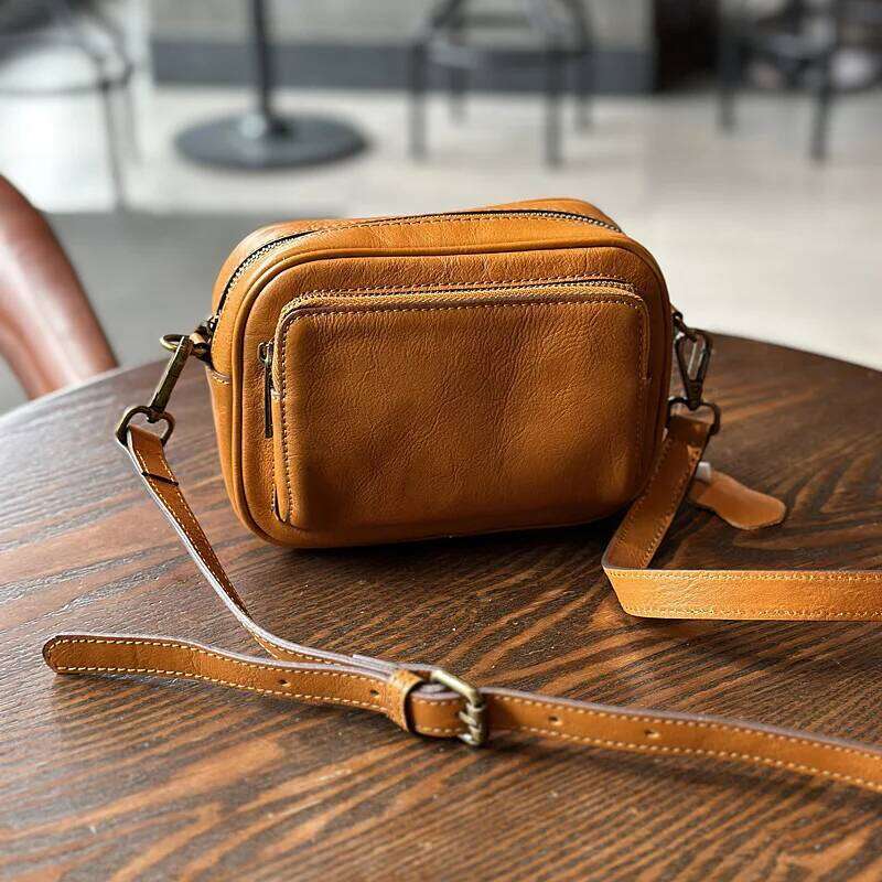 Johnature Casual Women Pillow Bag Soft Real Leather 2025 New Simple Solid Color Versatile Cowhide Shoulder & Crossbody Bags