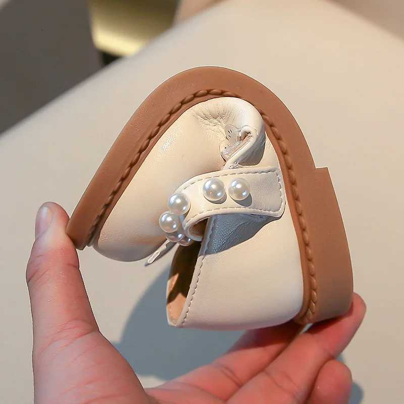 Princess Elegant Shoes Toddler Girls Soft Sole Mary Jane Dress Flats Child Wedding Par Shoes Kids Lace Edge Lolita Ballet Shoe XJ250724