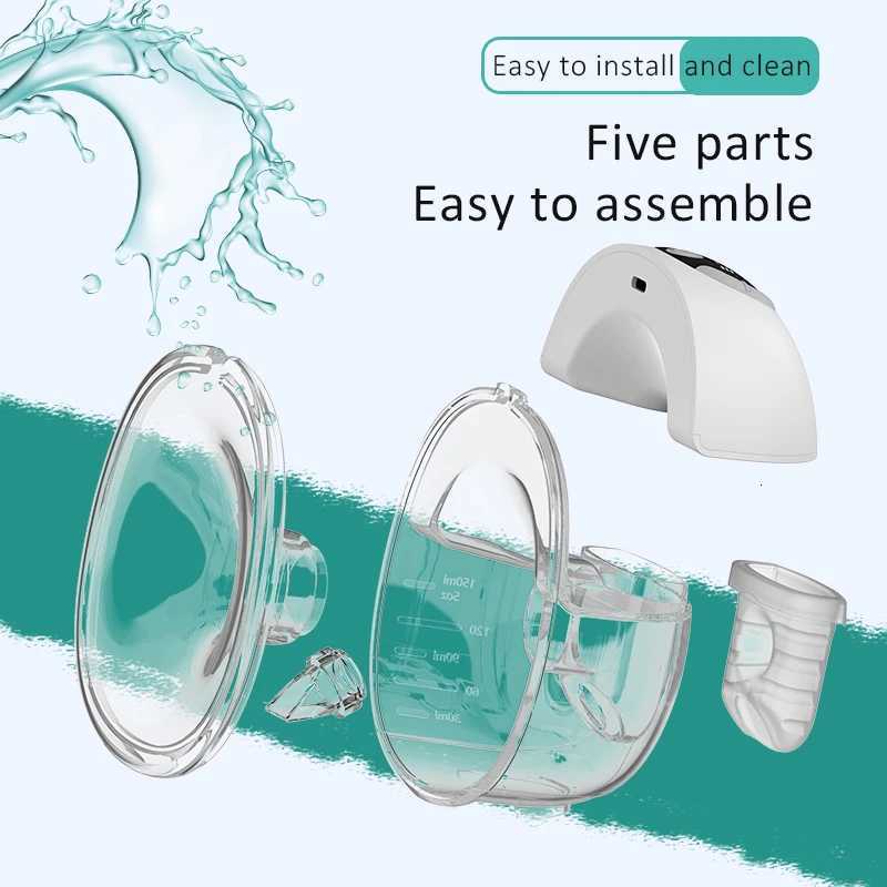 132 S32 Breast Pump Single Electric Breastpumps Portable Breastfeeding Pumps Hand Free Milk Extractor with 4 Modes 9 Levels X250724