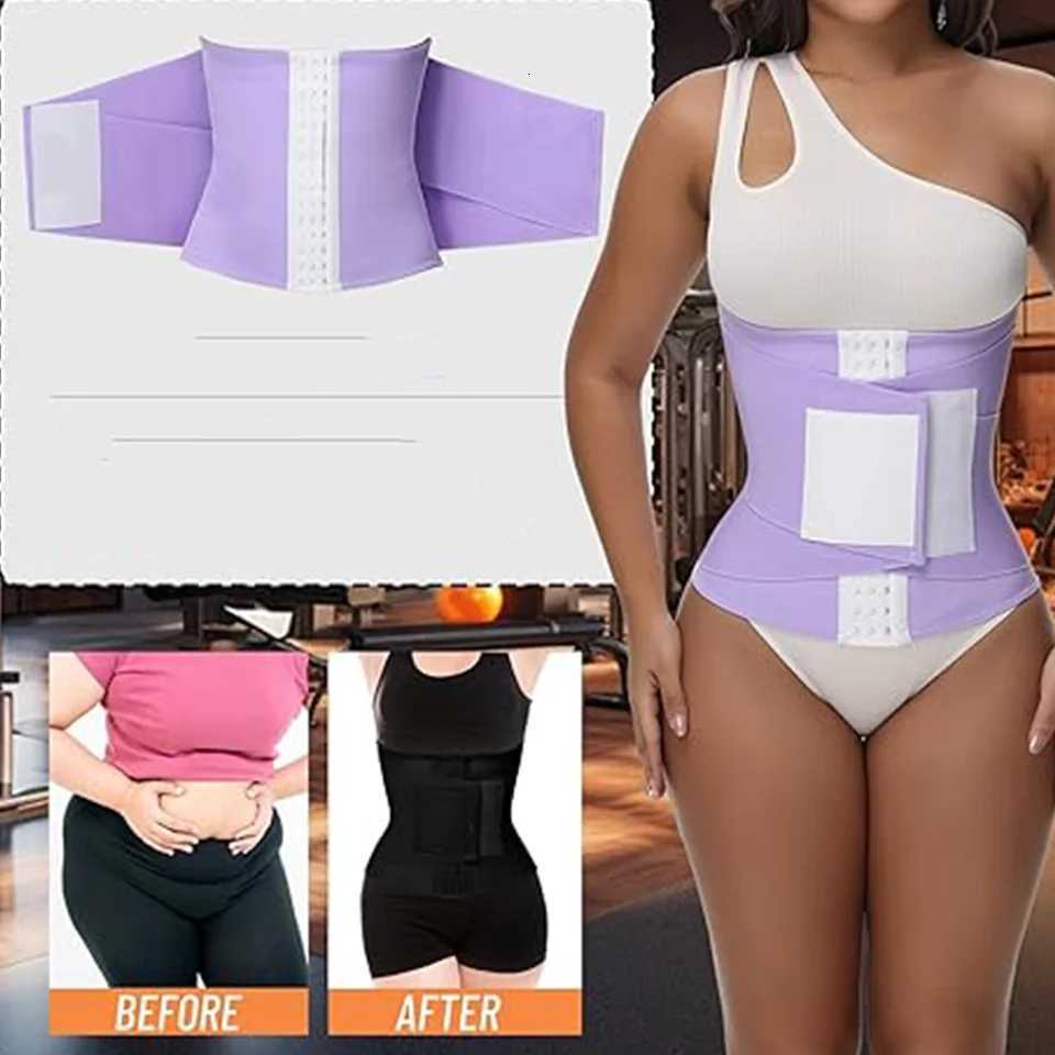 Women Binders Waist Corset Body Shaper Slimming Hourglass Waist Belt Tummy Control Daily Flat Belly Postpartum Girdle W250724