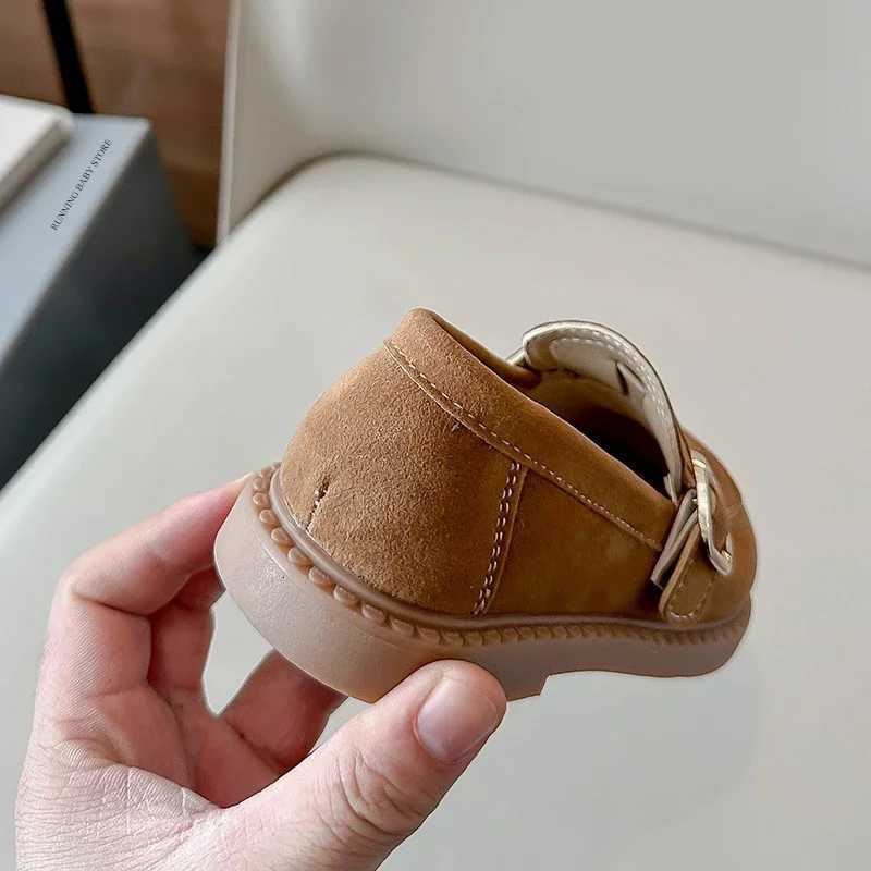 Girls Flats Spring Fall Shallow Lazy Loafers Shoes for Kids Girl Comfortable Soft Suede Sneaker Casual School Shoes Child I02111 XJ250724