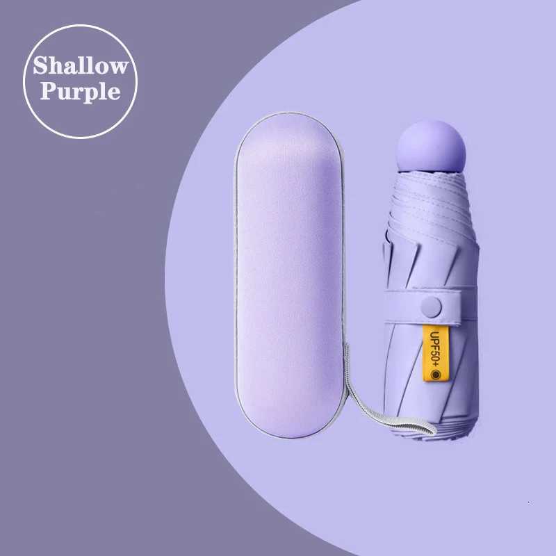 1PCS Mini UPF50+ Sun Umbrella Portable UV Resistant Sun Shading Suitable for Girls on Sunny and Rainy Days Capsule Umbrella R250724