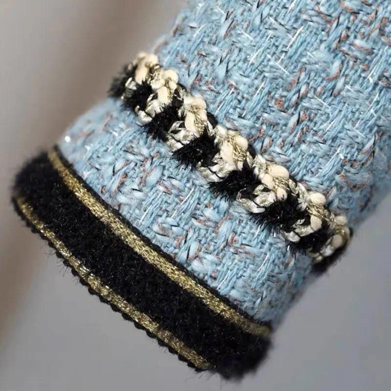 Women's Jackets Fashionable And Elegant Celebrity High-end Temperament Lapel Single-breasted Small Fragrant Style Bow Jacket