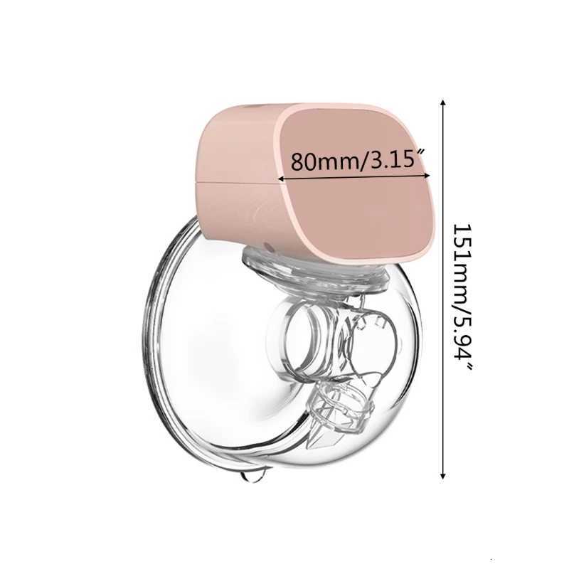 USB Rechargeable Hands-Free Electric Breast Pump Silent Wearable Automatic Milker Portable Baby Breastfeeding Milk Extractor X250724