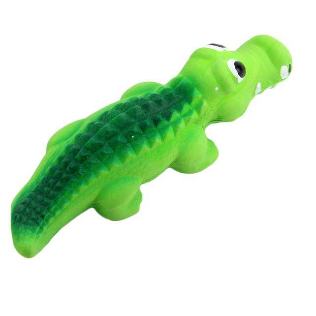 Screaming Latex Crocodile Chew Toy Squeaky Rubber Sound Dog with Best Quality Pet Dog Toy 4pcs in One Pack