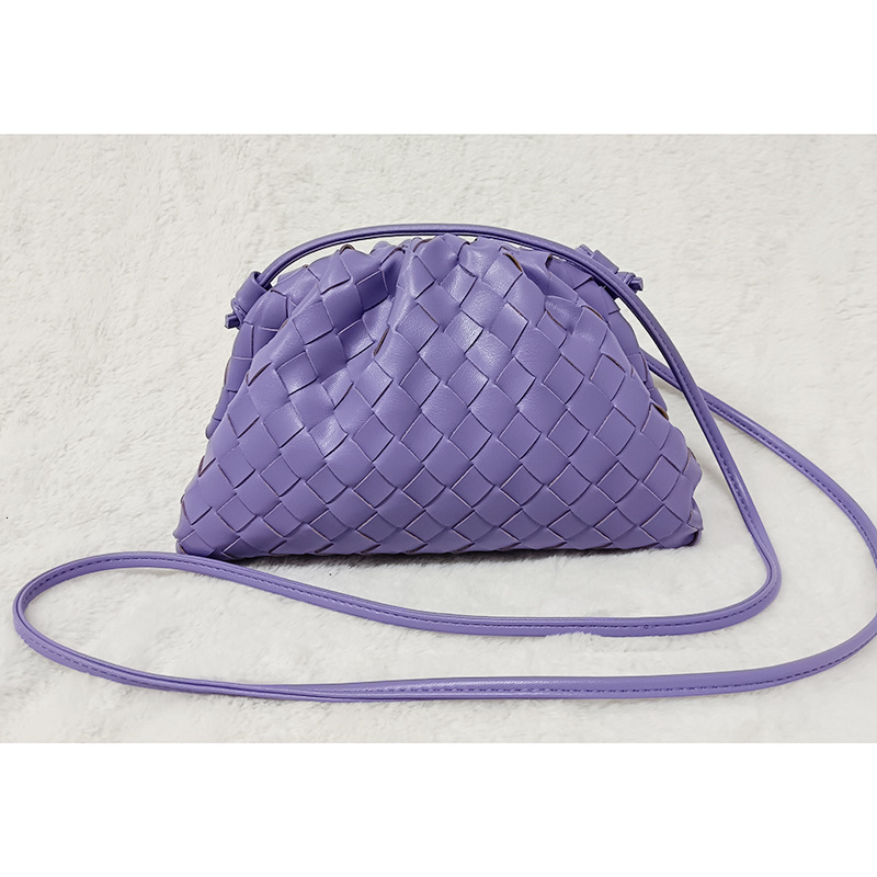 2023 Autumn Winter Woven Cloud Bag Dumpling Bag Trendy New Women's Bag Fashion Single Shoulder Crossbody Clutch Small Bag for Women