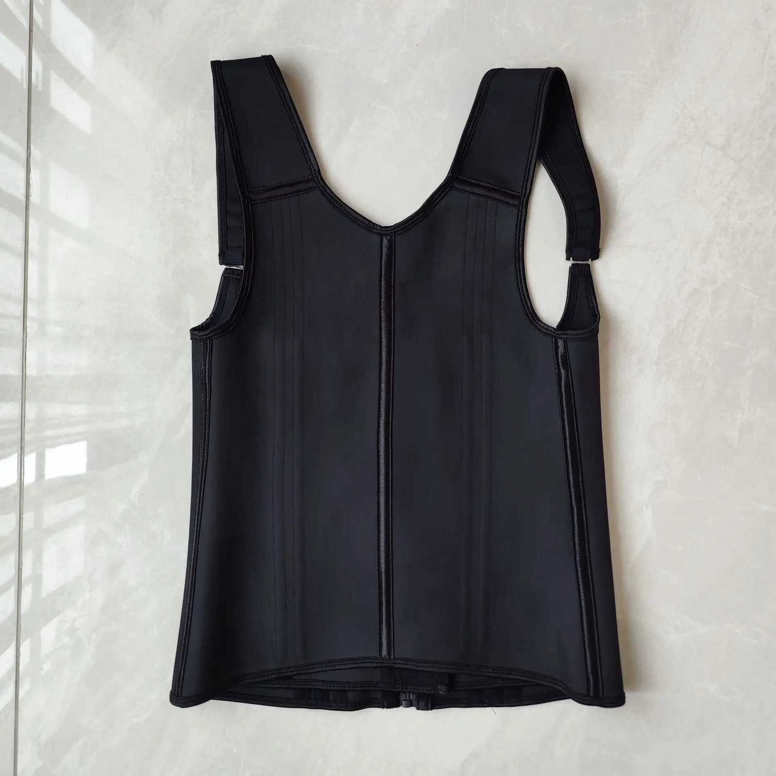 Colombian Shapewear Body Shaper for Women Vest Tops Double Compression Waist Corset Adjustable Zipper and Hook-eye W250724