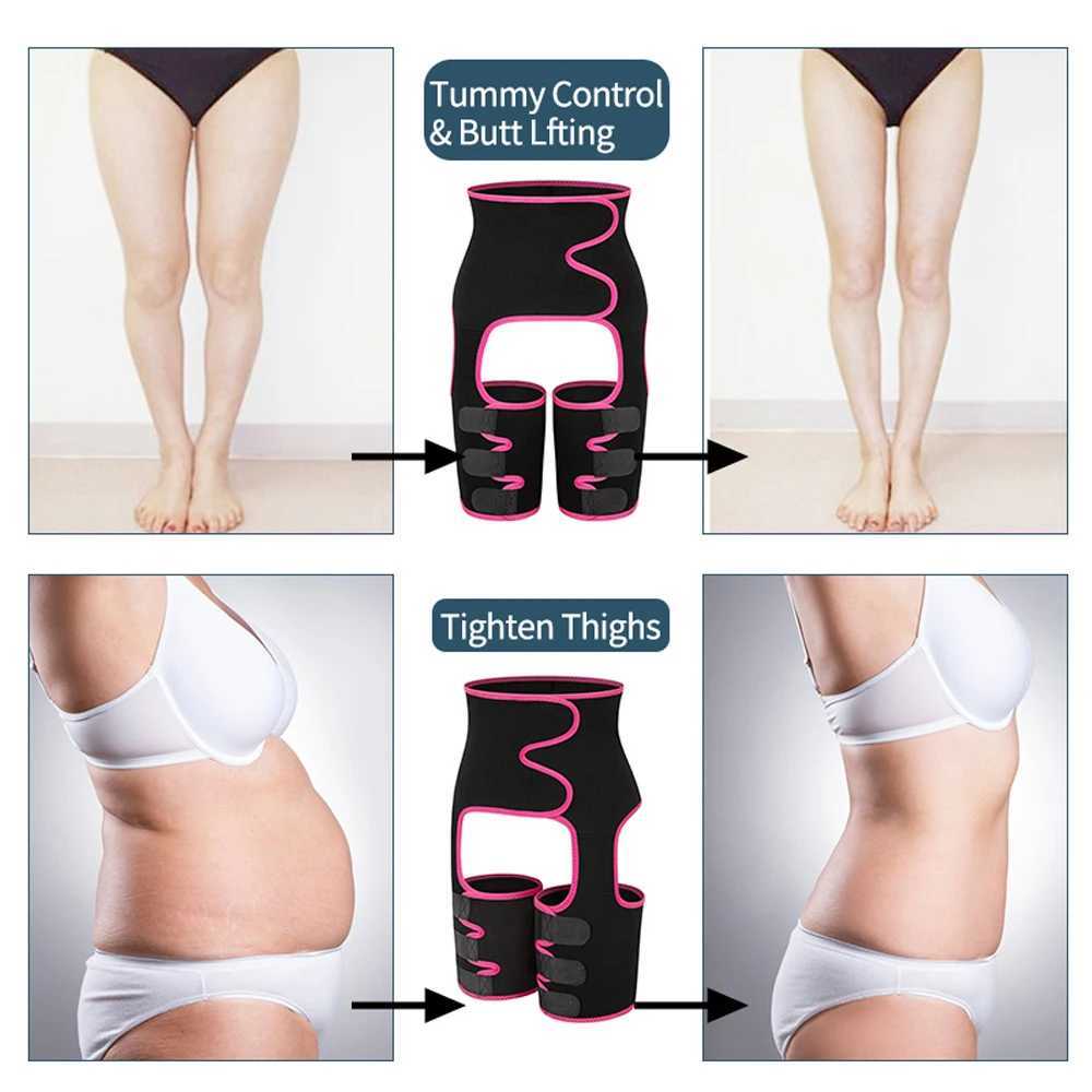 1 Piece Neoprene Slim Thigh Trimmer Leg Shapers Slimming Belt Waist Sweat Shapewear Fat Burning Compression Belt for Women W250724