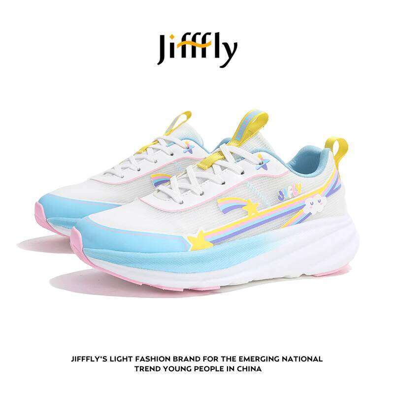Jifffly Women's Sports 2025 Summer New Lightweight Breathable Soft Sole Shock Absorption Low Top Running Shoes