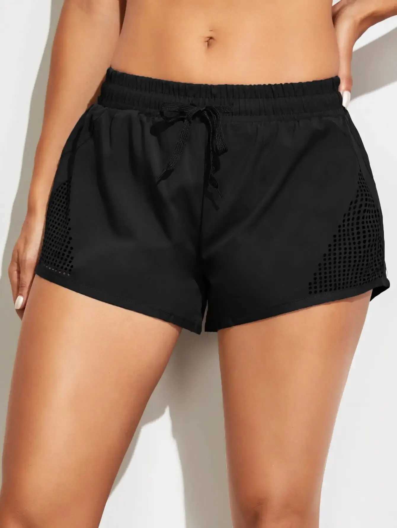 Womens Sports Yoga Shorts Blend Women Summer Anti Emptied Skinny Shorts Casual Gym Lady Elastic Waist Beach Short Pants XJ250724