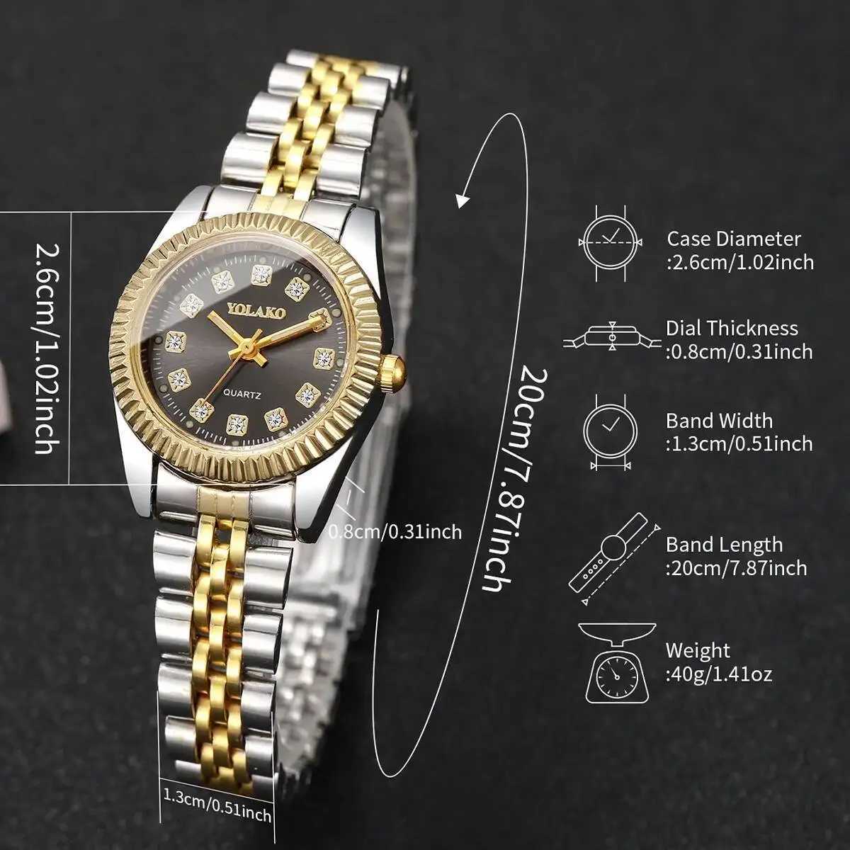 Fashion Rhinestone Women Quartz Watch Luxury Men Business Watches with Calendar Clock GiftWithout Box W250724