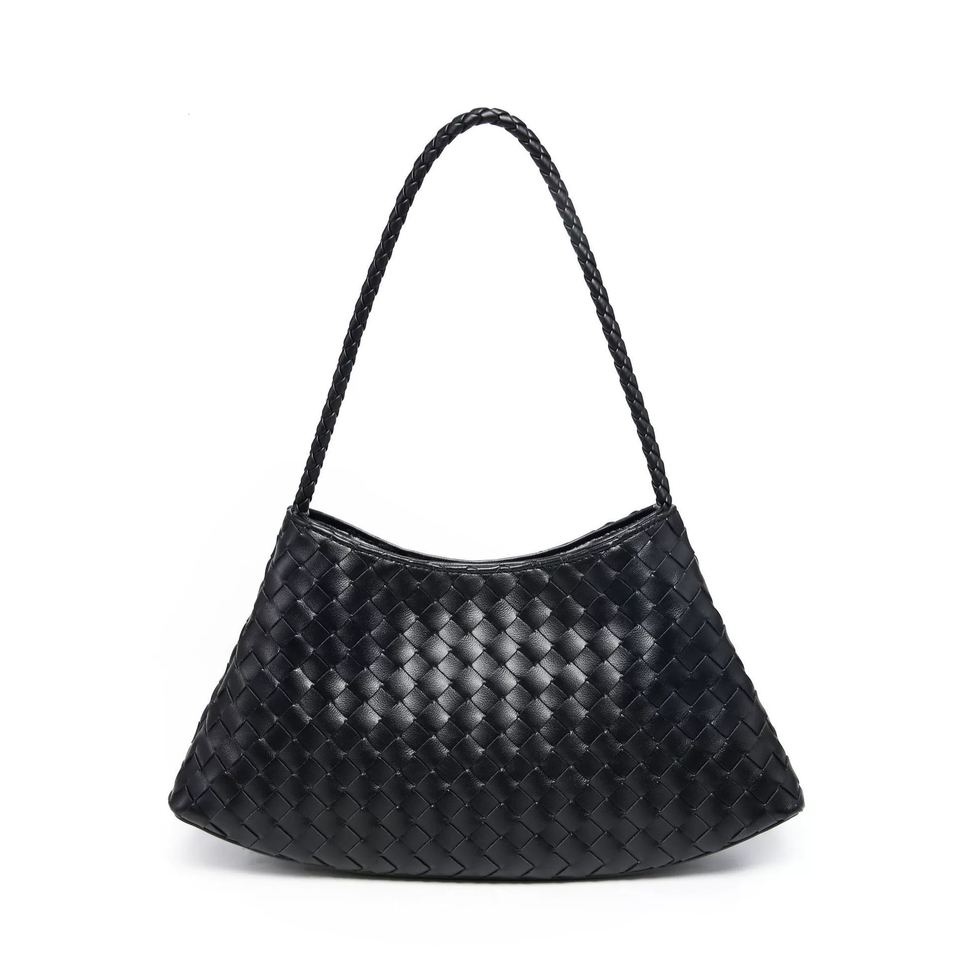 Free Shipping Designer Luxury Women's Woven Bag Handbag Large Capacity French Sailboat Bag Casual Vacation One Shoulder Armpit Bun Mother Bag
