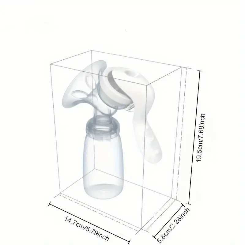 1PCS Painless Portable Manual Breast Pump - High Suction Chemical-Free Milk Collector for Postpartum Moms Milking Machine X250724