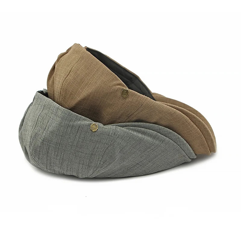 Fashion Retro Cotton Linen sboy Cap Men Casual Flat Driving Golf Cabbie Caps Women Sunshade Berets Art Youths Forward Cap 250723