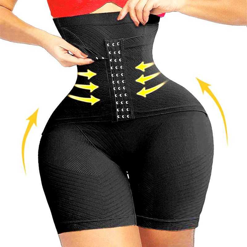 AfruliA Push Up Butt Lifter Body Shaper Firm Tummy Control Panties Shapewear Waist Thigh Slimmer Colombian Girdles W250724