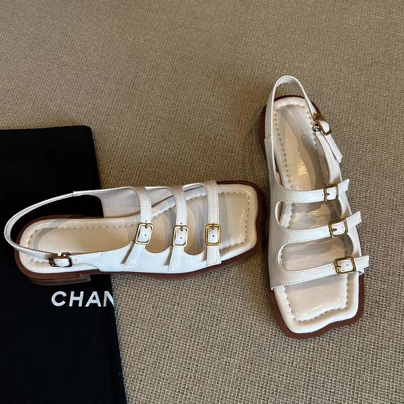 Heel Sandals Sandals Shoes Women Heels New Fashion Belt Strap Sandals For Women Comfortable Stylish Roman Vacation Beach Shoes