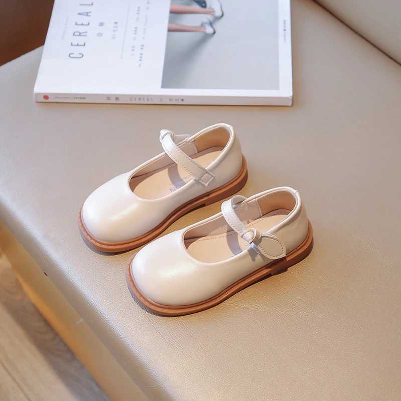 Toddler Children Mary Janes Autumn All-match Pu Leather Kids Flat Shoes 22-31 Three Colors Flexible Comfortable School Girls Shoes XJ250724