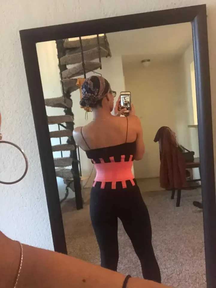 Women Waist Support Adjustable Waist Wrap Waist Band Workout Fitness Back Support Sweat Belts Belly Tummy Control Sheath W250724