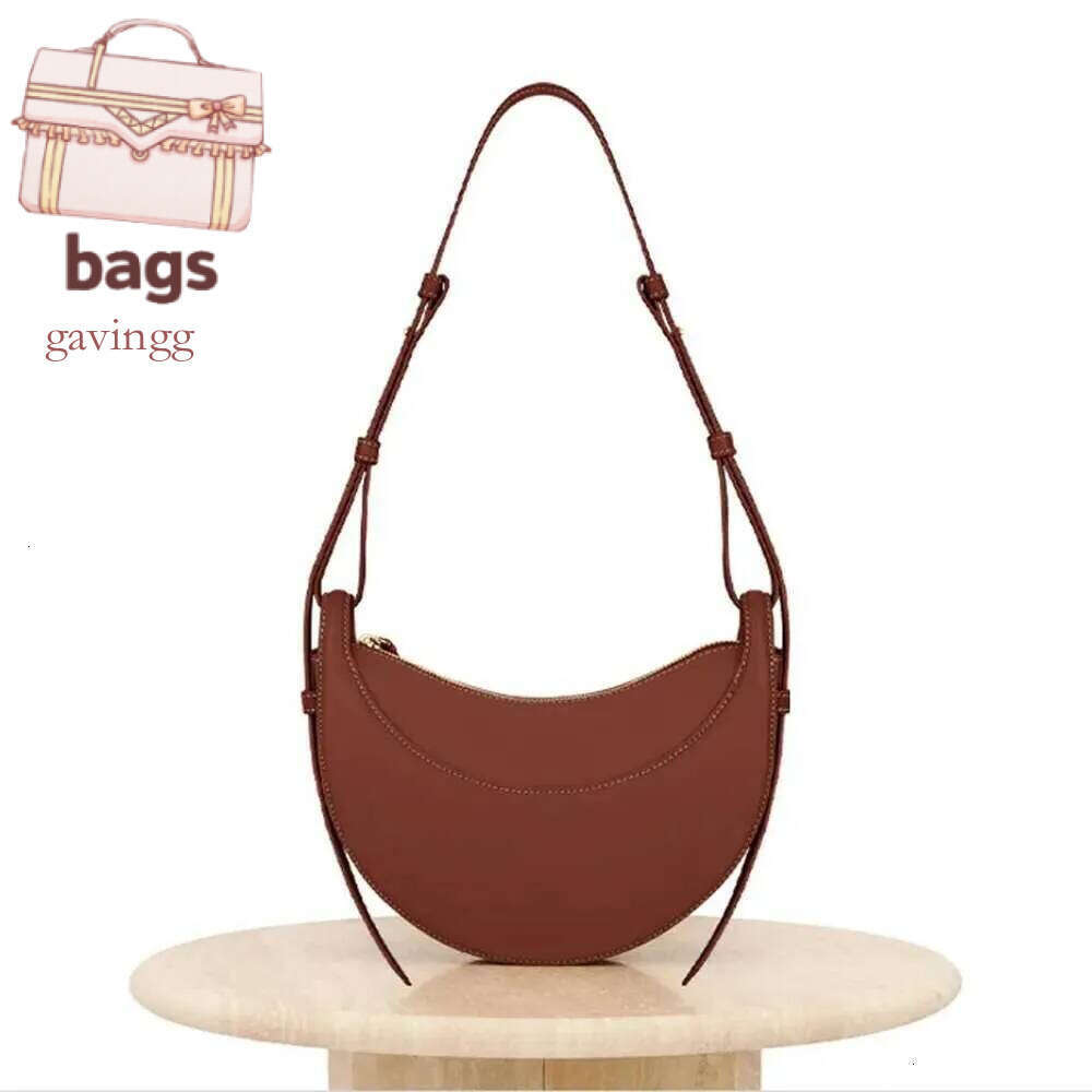 Polenebags Leather Designer Shoulder Bag Womens Tote Bag Dumpling Bag Moon Cyme Bag Smooth Underarm Bag Fashion Cross Body Bag Mini Purse Textured Hobo Bag 629