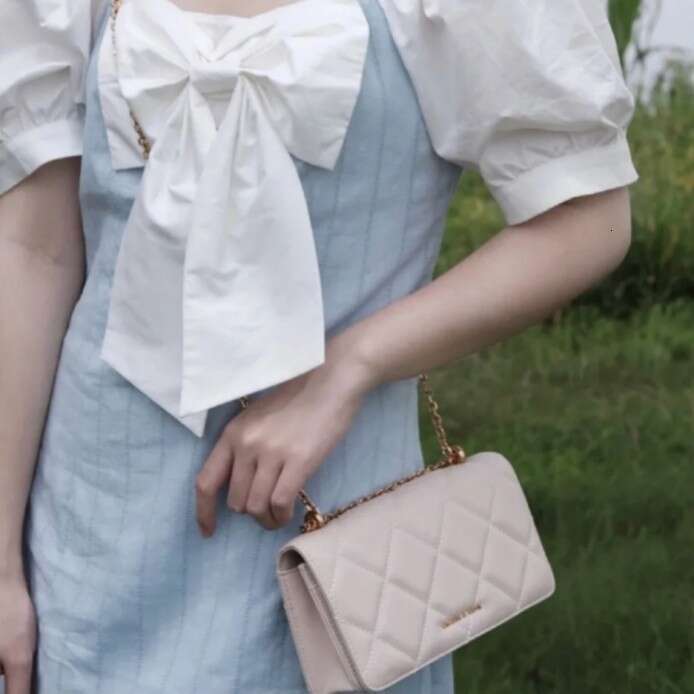 Designer Luxury Evening Diamond Spring and Summer Fragrance Style CK6-1064446124Oil Painting Diamond Chain Wallet Small Square Women's Evening Ba