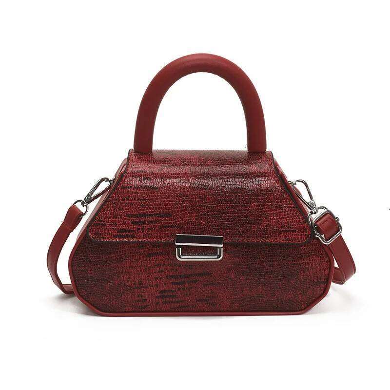 Light Shoulder Bag - Women's Textured Messenger Purse | Irregular Cut-Out Design & Instagram Aesthetic
