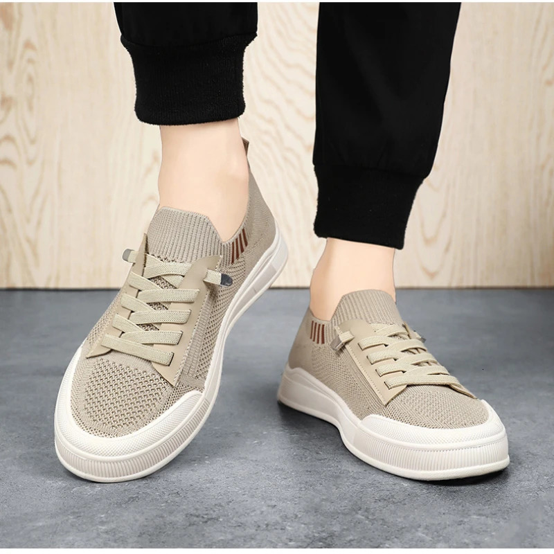 Shoes Mens Summer 2024 Korean Edition Mens Shoes Solid Color Casual Canvas Shoes Breathable Single 250716