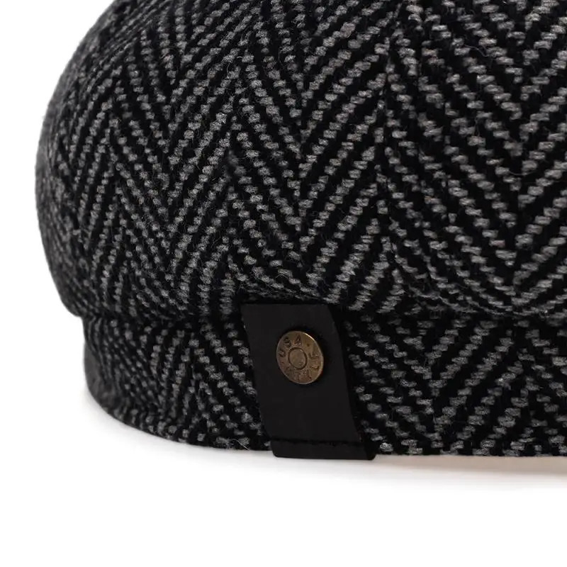 Fashion Men Berets Hat Autumn Vintage Herringbone Octagon CapS Casual Pumpkin Hat Gatsby Flat Berets gorras 250723
