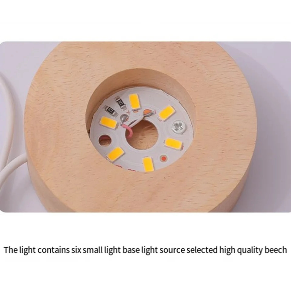 Luminous Crystal Ball LED Night Light Solar System 3D Moon Table Lamp USB Bedroom Atmosphere for Birthday Kid Gift 250716