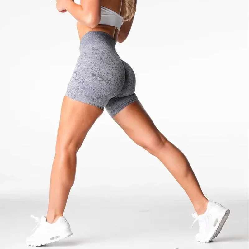 Digital Seamless Ultra Short Shorts Women Soft Workout Tights Fitness Outfits Spandex Yoga Shorts Gym Wear XJ250724