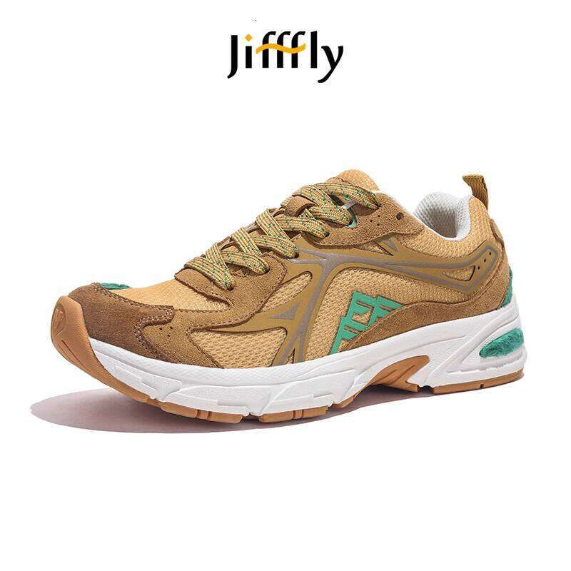 Jifffly Men's Sneakers - New Thick Sole Elevator Dad Shoes for Fashionable Casual Wear