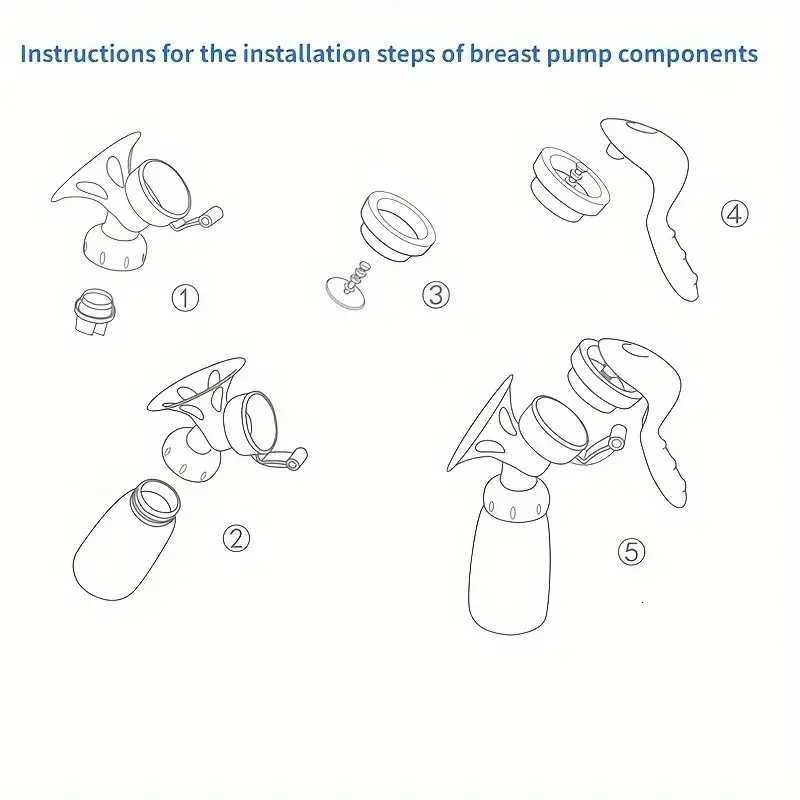 1PCS Painless Portable Manual Breast Pump - High Suction Chemical-Free Milk Collector for Postpartum Moms Milking Machine X250724