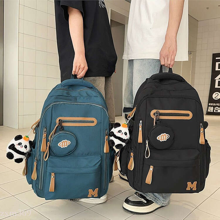 Lightweight for Female Middle High School Students, Large Capacity Men's Backpack with Air Cushion and Spine Protection, New Model