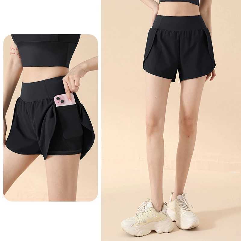 Summer Yoga Shorts Women Fitness Shorts Biker Workout Running Sports Shorts Female Breathable Sportswear With Pocket XJ250724