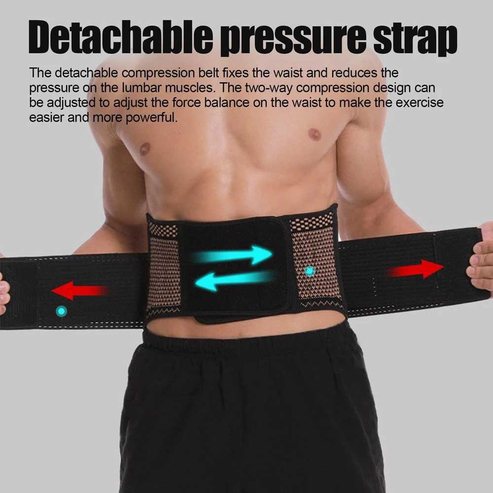 Back Brace for Lower Back Pain Relief Back Support Belt for Men and Women with Adjustable Black Lumbar Support Belt for SciaticaW250724