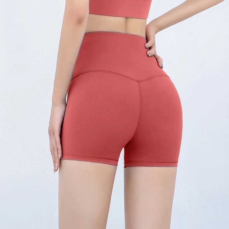 Womens Sports Yoga Shorts with High Waist Bottom 3 Point Shorts for Fitness Running and Cycling Womens Yoga Shorts XJ250724