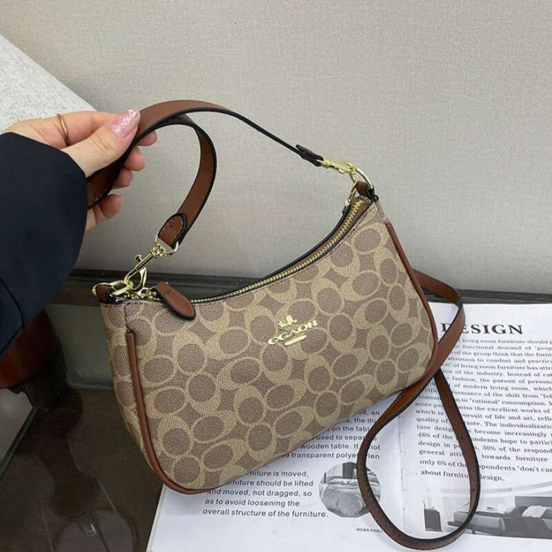 Women's 2025 New High-End Fashion Printed Underarm Elegant Ladies Shoulder Crossbody Bag