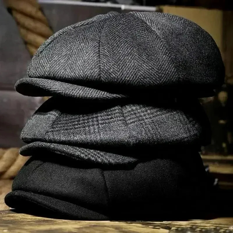 Vintage Caps Man Hats Golf Driving Sun Flat Cabbie Cap y Blinder for Men Women Summer Spring Autumn Hat 250723