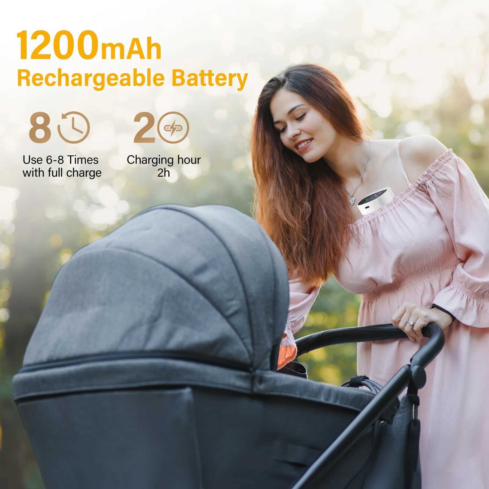 Hands-Free Wearable Breast Pump Portable Electric Breast Pump with Strong Suction Rechargeable Silent for Nursing Mothers X250724