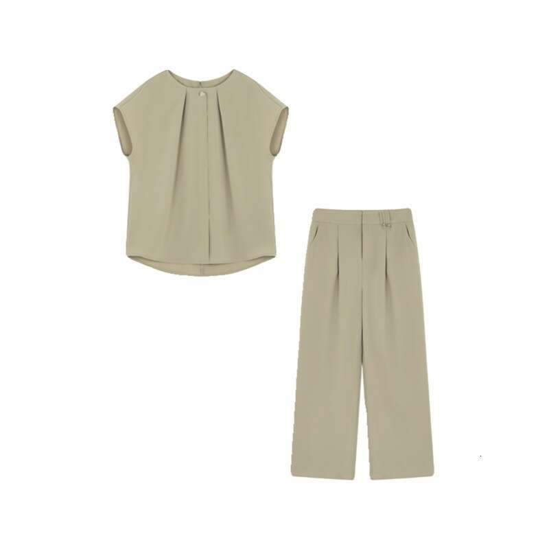 sxzy summer new simple design commuter vest for women stylish twopiece set