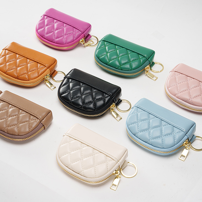 Free Shipping Designer Bag 2025 New European And American Minimalist Women's Wallet, Women's Coin Wallet, Card Holder, Keychain, Coin Bag