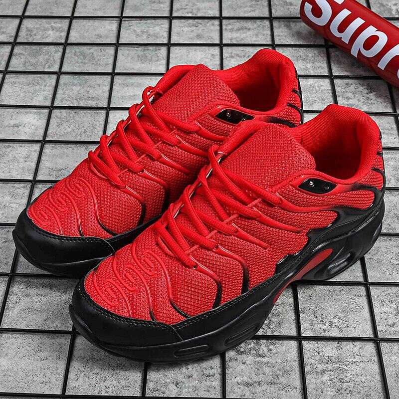 Men's Air Cushion Fly Woven Breathable Sports Outdoor Casual Lightweight Comfortable Running Shoes
